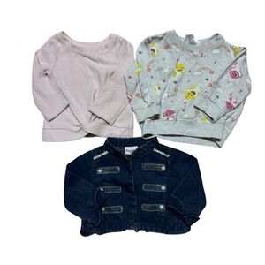 Baby Toddler Girl Jacket Sweater Bundle | 12M | Various Brands
